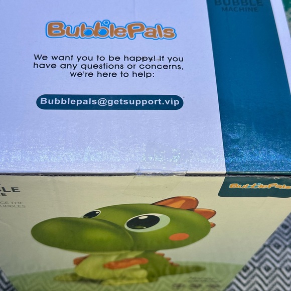 BubblePals Dinosaur Bubble Machine for Toddlers, Automatic new in box - Picture 5 of 7